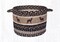 Earth Rugs UBP-518 Deer Silhouettes Printed Utility Basket 13 Inch X 9 Inch